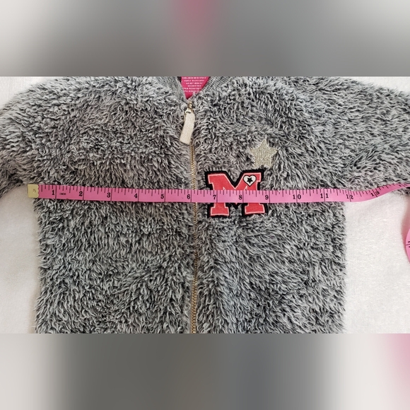 Disney Minnie Mouse Toddler Fleece Jacket Grey Size 18 Month - Picture 14 of 16